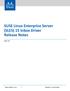 SUSE Linux Enterprise Server (SLES) 15 Inbox Driver Release Notes SLES 15