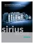 One range for every application Monitoring and controlling with SIRIUS Relays. sirius