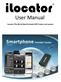 User Manual. ilocator The World Most Portable GPS Tracker and Locator