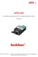 APSLAN. Communication converter APS mini Plus <-> Ethernet or WIEGAND -> Ethernet. User s Guide