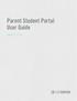 Parent Student Portal User Guide. Version 3.1,