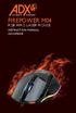 FIREPOWER M04 RGB MMO LASER MOUSE INSTRUCTION MANUAL ADXLM0418