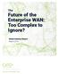 Future of the Enterprise WAN: Too Complex to Ignore?