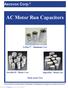 AC Motor Run Capacitors