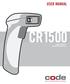 USER MANUAL CR1500 MANUAL VERSION 01 RELEASE DATE: MARCH