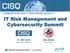 IT Risk Management and Cybersecurity Summit