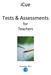 icue Tests & Assessments for Teachers