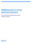 Additional License Authorizations. For Cloud Center and Helion Cloud Suite software products