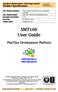 solutions SMT166 User Guide FlexTiles Development Platform