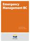 Emergency Management BC. Annual Report Fiscal Year