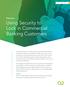 Using Security to Lock in Commercial Banking Customers