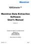 N2KExtractor. Maretron Data Extraction Software User s Manual