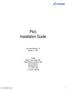 Pico Installation Guide