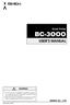 BC-3OOO USER S MANUAL. Scale Printer ISHIDA CO., LTD. WARNING