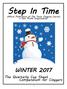 Step In Time. Official Publication of The Texas Clogging Council, a Non Profit Organization WINTER 2017