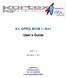 KX GPRS M2M I-NET. User s Guide. Version: 1.0. Date: March 17, KORTEX PSI 3 Bd Albert Camus Tel: