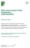 BCS Level 4 Award in Risk Assessment QAN 603/0830/8