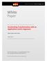 White. Paper. Accelerating Transformation with an Application-centric Approach. March 2014