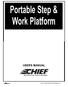 Portable Step & Work Platform USERS MANUAL