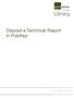 Deposit a Technical Report in PubRep