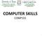 COMPUTER SKILLS COMP101