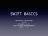 SWIFT BASICS
