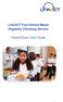 Link2ICT Free School Meals Eligibility Checking Service. Parent/Carer User Guide