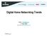 Digital Home Networking Trends