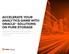 ACCELERATE YOUR ANALYTICS GAME WITH ORACLE SOLUTIONS ON PURE STORAGE