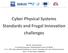 Cyber Physical Systems Standards and Frugal Innovation challenges