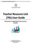 Teacher Resource Link (TRL) User Guide