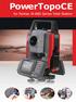 PowerTopoCE. for Pentax W-800 Series Total Station
