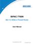 BiPAC 7700N n ADSL2+ Firewall Router. User Manual