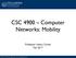 CSC 4900 Computer Networks: Mobility