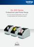 QL-800 Series Professional Label Printer Range