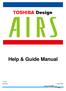 TOSHIBA Design Help & Guide Manual