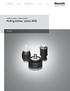 Rodless cylinders Bellow actuator Rolling bellow, series BRB. Brochure