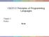 CSCI312 Principles of Programming Languages!