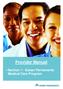 Provider Manual Section 1: Kaiser Permanente Medical Care Program