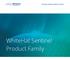 WHITEHAT SENTINEL PRODUCT FAMILY. WhiteHat Sentinel Product Family