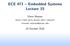 ECE 471 Embedded Systems Lecture 15