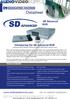 Introducing the SD Advanced NVR A dedicated network appliance offering cost effective High Definition network IP video.