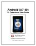 Android (A7-40) Y5 Classrooms: User Guide