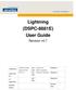 Lightning (DSPC-8681E) User Guide