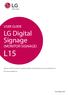 LG Digital Signage (MONITOR SIGNAGE) L15