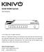 K500 HDMI Switch. User Manual