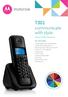 T301. communicate with style. Digital Cordless Telephone
