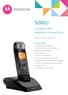 S2001I. cordless calls, seamless connections. Digital Cordless Telephone
