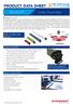 PRODUCT DATA SHEET. Linear Illuminator EXOLIGHT PRODUCT FEATURES PRODUCT APPLICATIONS. MetaBright Series