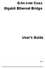 G.hn over Coax Gigabit Ethernet Bridge User s Guide